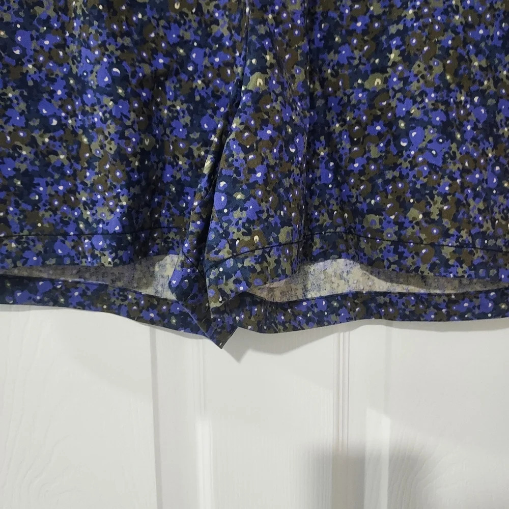 Columbia Purple and Green Kenzie Cove Floral Printed Shorts Size 16 - 4" Inseam - Picture 5 of 11